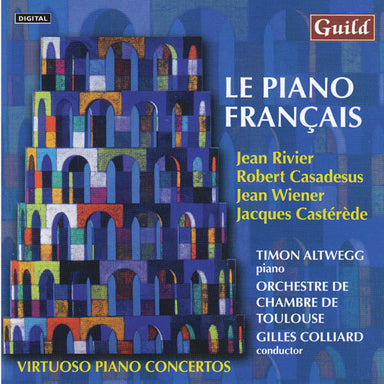 20世紀フランスのピアノ協奏曲集（リヴィエ、カサドシュ、ヴィエネルほか）（ティモン・アルウェッグ）