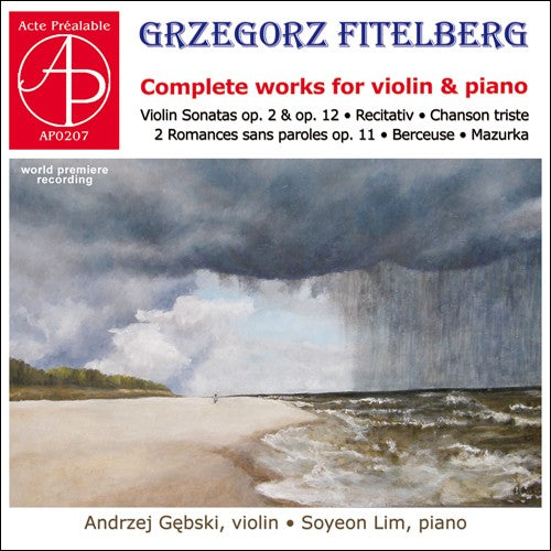 フィテルベルク：ヴァイオリンとピアノのための作品全集（アンジェイ・ゲンプスキ）