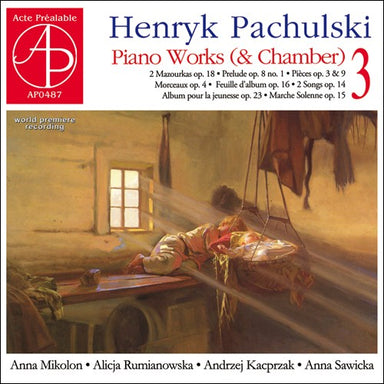 パフルスキ：ピアノ（と室内楽）作品集 Vol.3（アンナ・ミコロン）