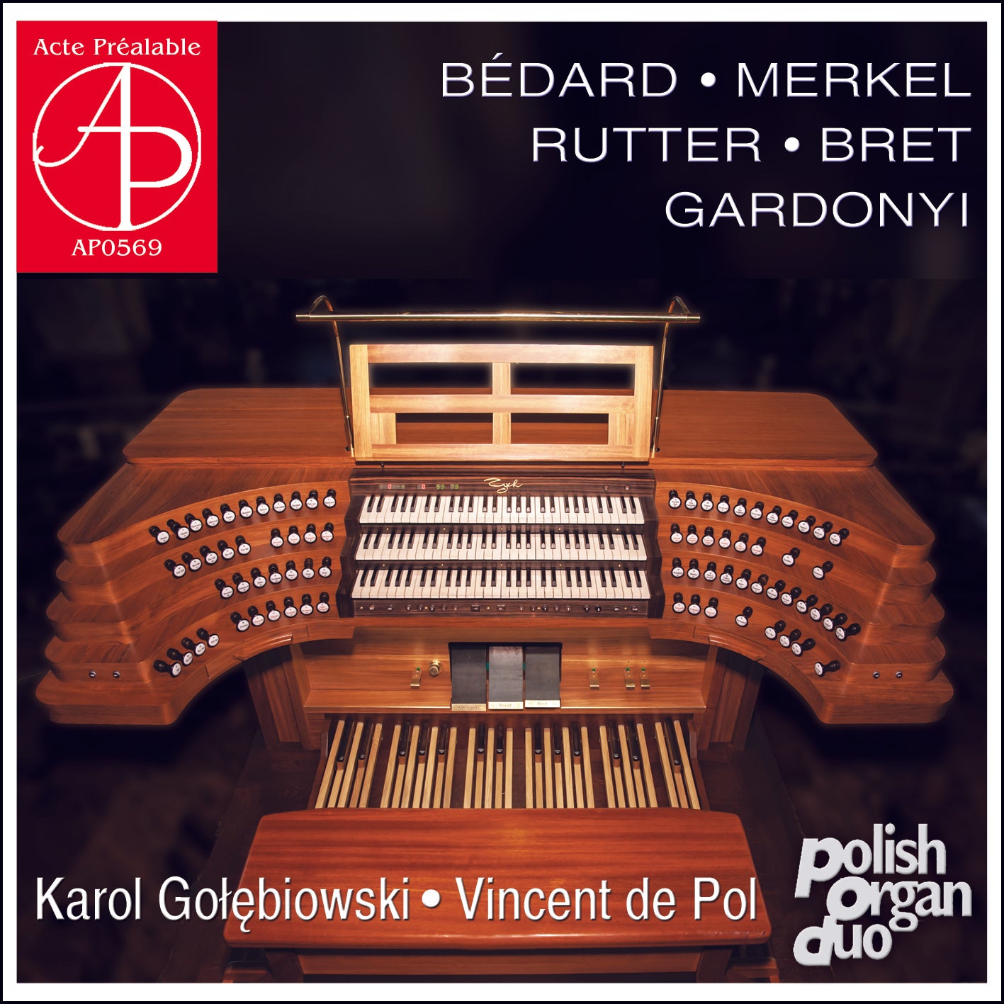 4手のためのオルガン作品集（ポーランド・オルガン・デュオ）