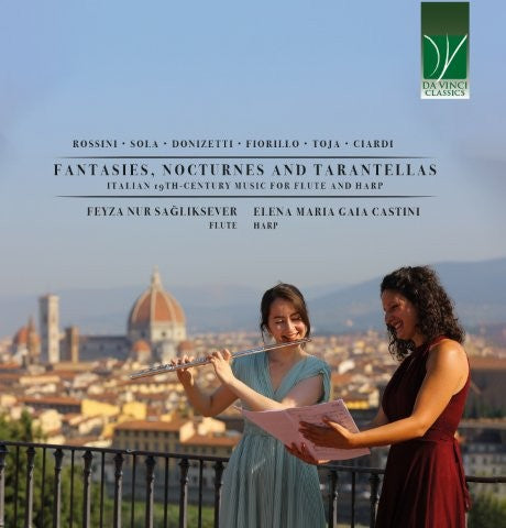幻想曲、夜想曲＆タランテラ ～ ハープとフルートのための19世紀イタリアの音楽 （フェイザ・ヌル・サールクスェヴェル）