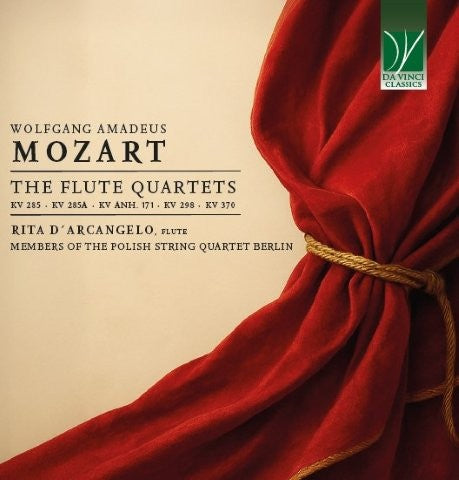 モーツァルト：4つのフルート四重奏曲（リタ・ダルカンジェロ）