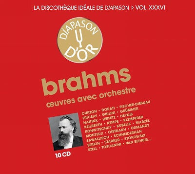 ブラームス：管弦楽作品集 ～ 仏ディアパゾン誌のジャーナリストの選曲による名録音集（様々なアーティスト）