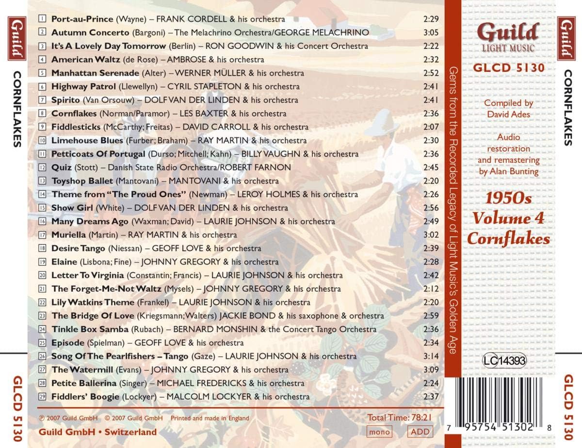 軽音楽の黄金時代Vol.30～1950年代の軽音楽 Vol.4