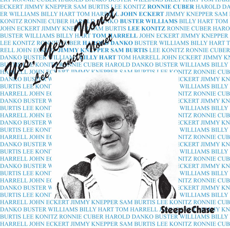 【ジャズ】Yes, Yes Nonet（Lee Konitz）