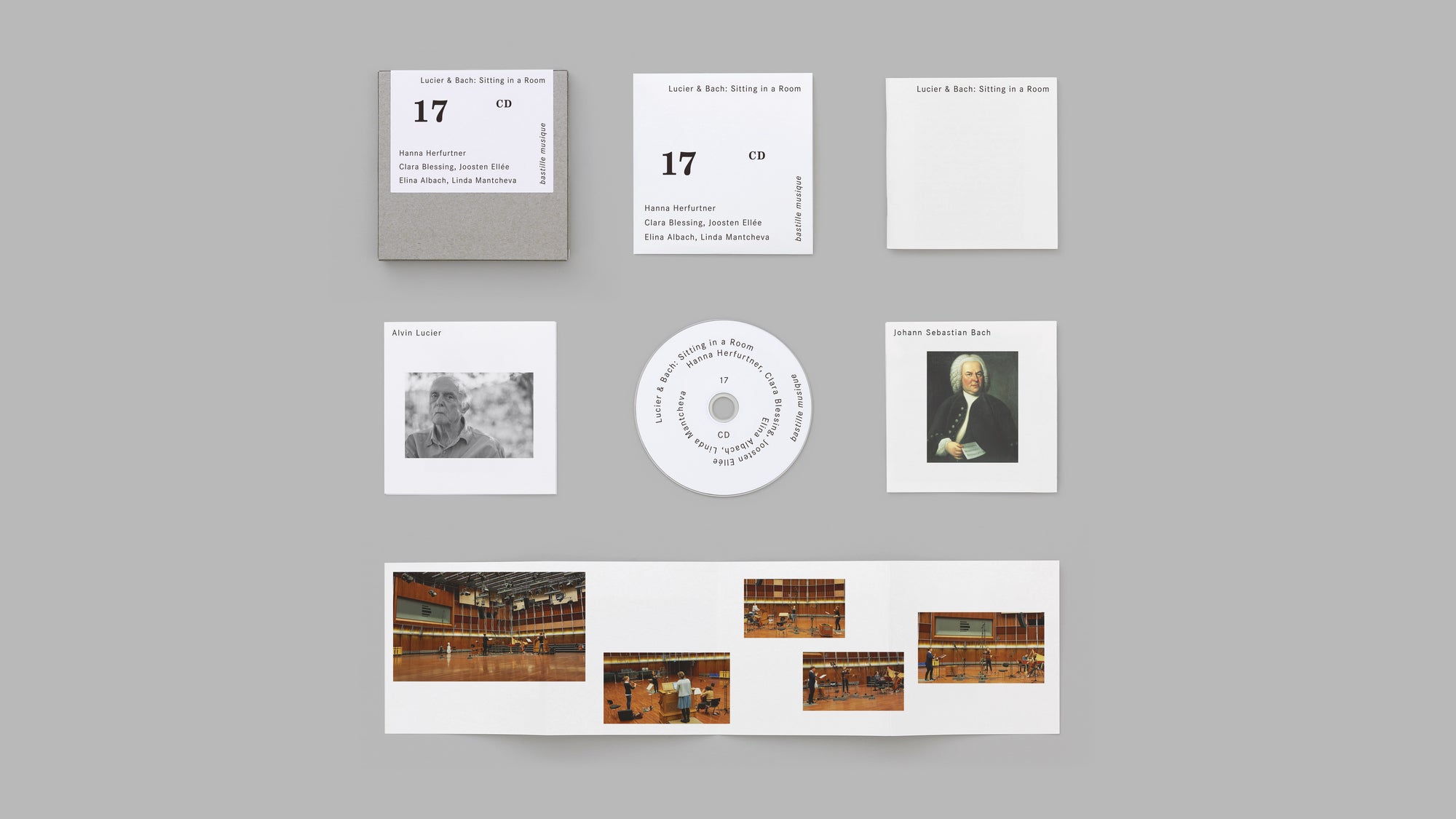 ルシエ＆J.S.バッハ：シッティング・イン・ア・ルーム（ハンナ・ヘアフルトナー）