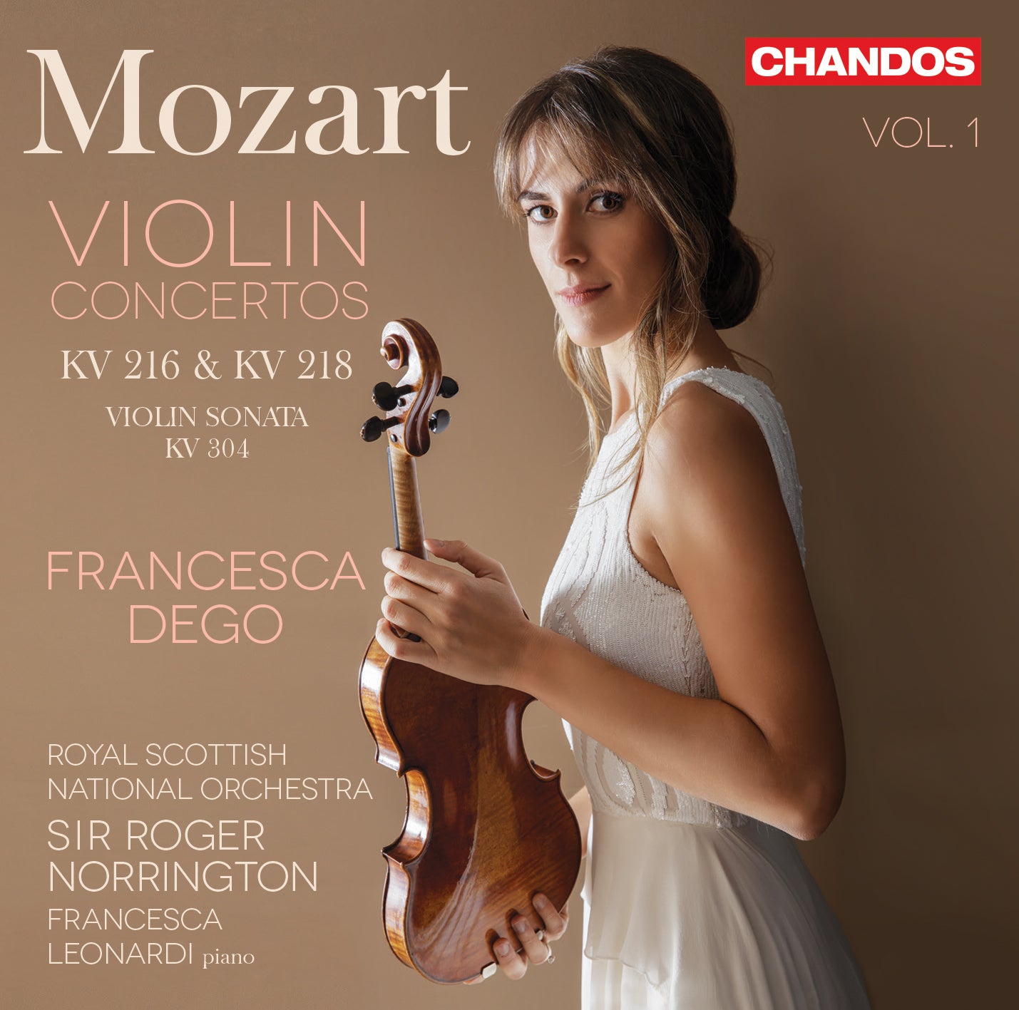 モーツァルト：ヴァイオリン協奏曲集 Vol.1（フランチェスカ・デゴ）