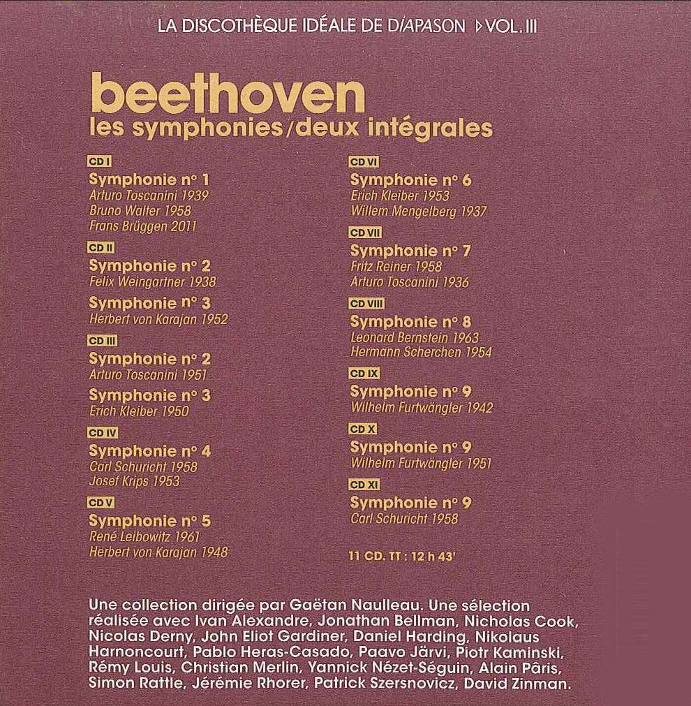【11枚組】ベートーヴェン：Les Symphonies [初回限定生産盤]