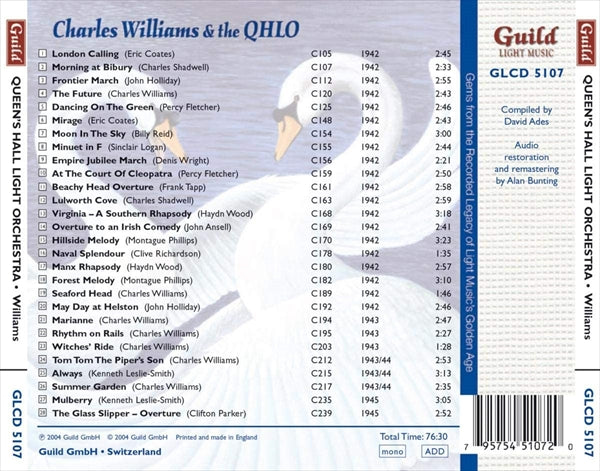 軽音楽の黄金時代Vol.7 ～チャールズ・ウィリアムスとクィーン・ホール・ライト・オーケストラ