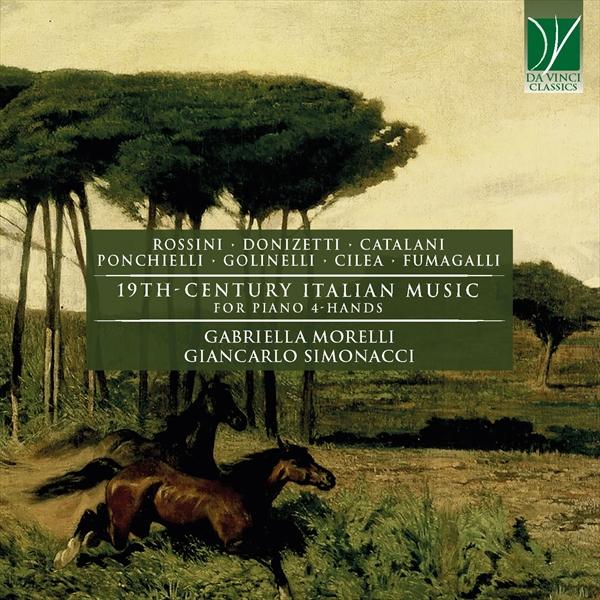 ピアノ4手連弾のための19世紀のイタリア音楽集（ガブリエラ・モレッリ）