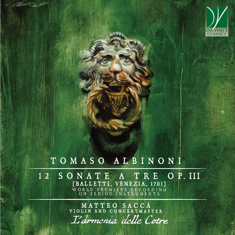 アルビノーニ：3声の12のソナタ Op.3（アルモニア・デッレ・チェトレ）