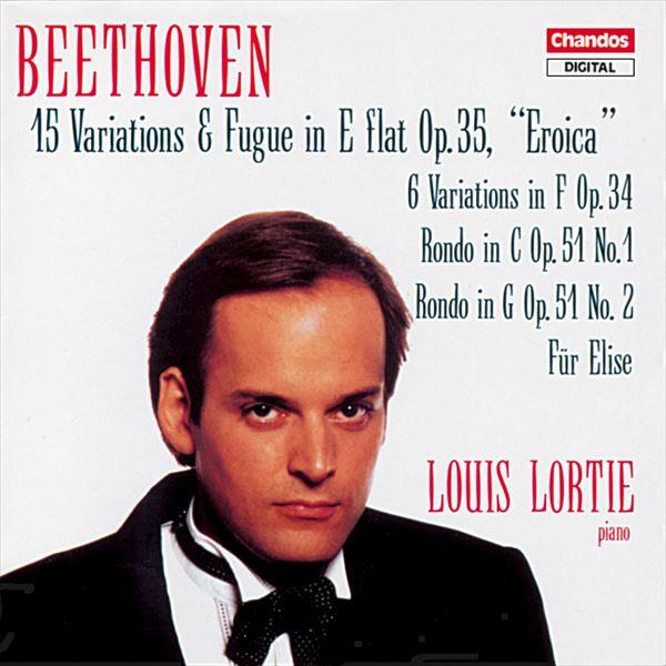 ベートーヴェン：エロイカ変奏曲、6つの変奏曲、ロンド p.51、エリーゼのために（ルイ・ロルティ）