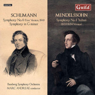 シューマン：交響曲第4番ニ短調 Op.120（1841年初稿版）、交響曲ト短調、他（マルク・アンドレーエ）