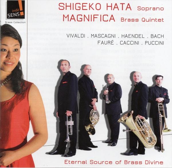 金管五重奏を伴う様々なアリア、歌曲集 [CD+DVD(PAL)]（秦茂子）