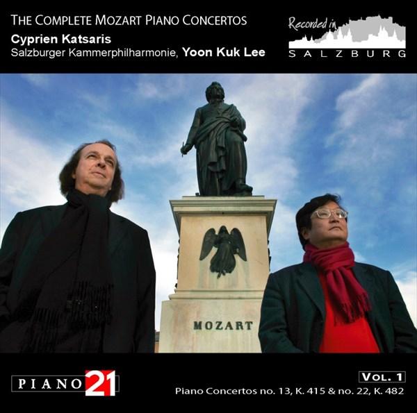 モーツァルト：ピアノ協奏曲全集Vol.1～第13番、第22番（シプリアン・カツァリス）
