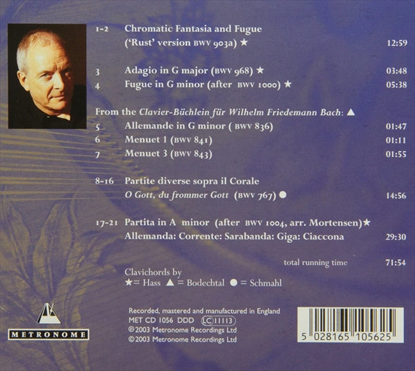 シークレット・バッハ～クラヴィコードのための作品集（クリストファー・ホグウッド）