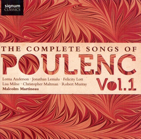プーランク：歌曲全集 Vol.1