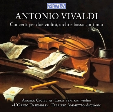 ヴィヴァルディ：2つのヴァイオリン、弦楽と通奏低音のための協奏曲集（アンジェロ・チチリーニ）